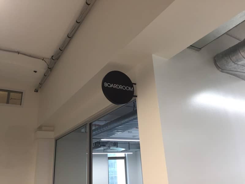 corporate signage