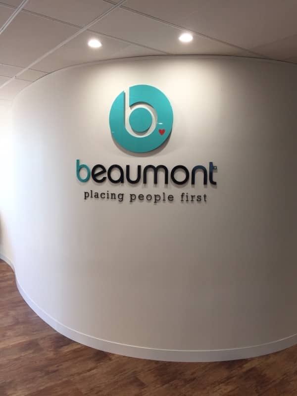 reception signage